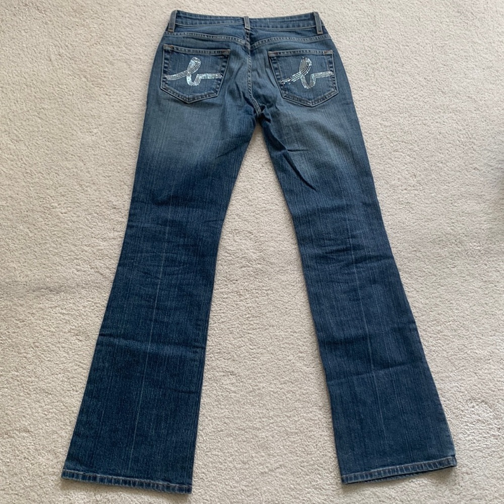 Bebe bedazzled bootcut jeans SZ 28